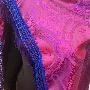 Val Renee Clothing “Purple Royalty” prayer shawl.